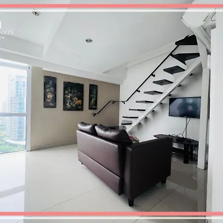Big Windows With Full City View 2Br Loft Unit Free Wifi & Netflix At Fort Victoria Bgc
