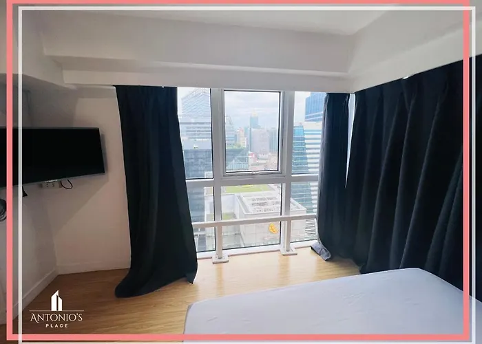 Big Windows With Full View 2br Loft Unit Free Wifi & Netflix At Victoria Bgc * Manila