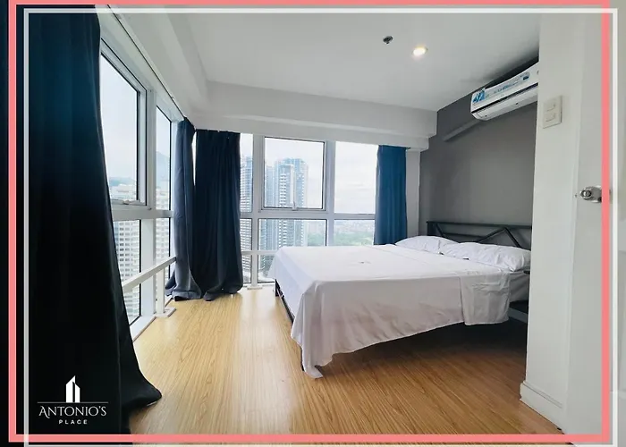 Big Windows With Full View 2br Loft Unit Free Wifi & Netflix At Victoria Bgc Apartment Manila